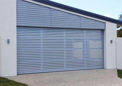 Aluminium Slatted Garage Door
